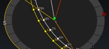 Sun Surveyor: mobile app to track sun and moon